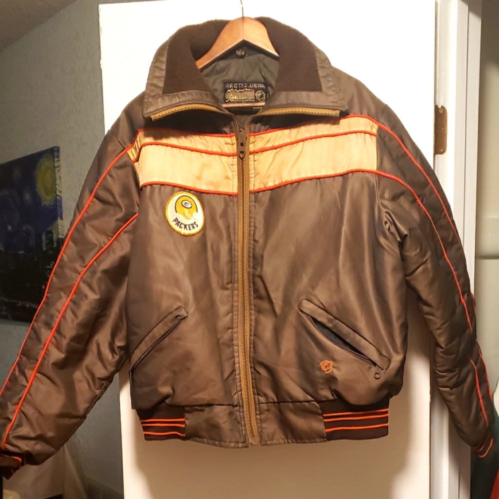 Vintage Green Bay packers coat